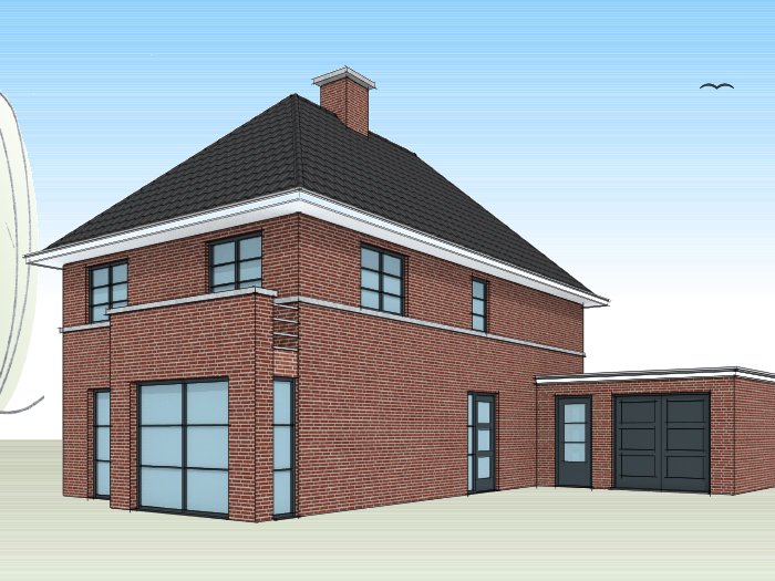Speelse jaren ’30 woning met uitbouwen